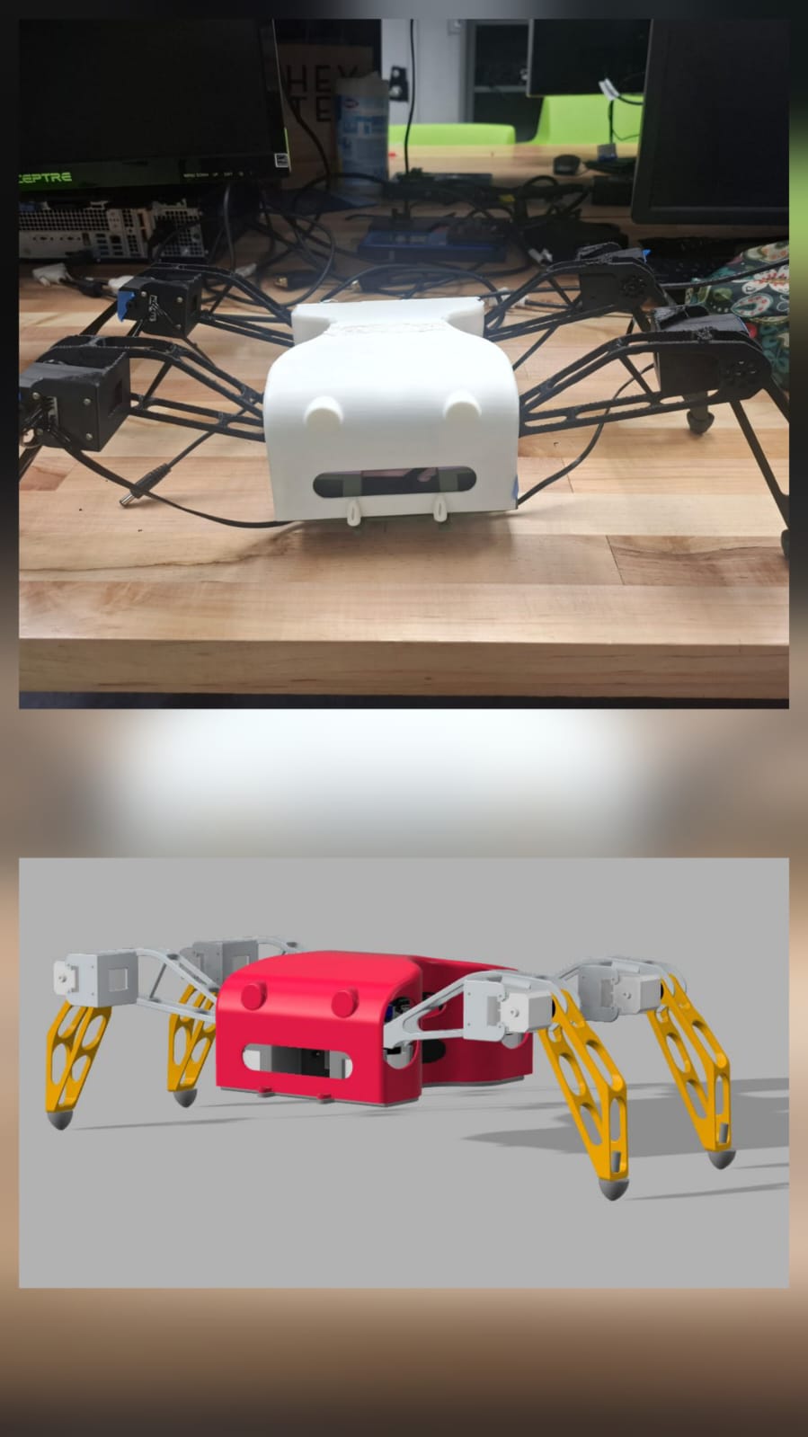 Servo-Based Quadruped — project photograph or visualization